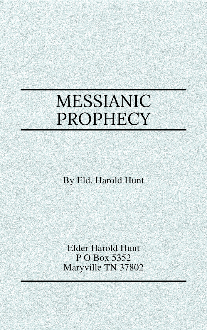 MESSIANIC PROPHECY