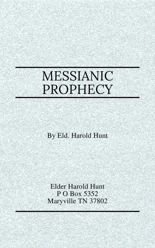 MESSIANIC PROPHECY